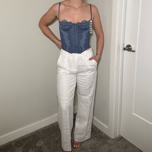 Urban Outfitters Slate Blue Corset
